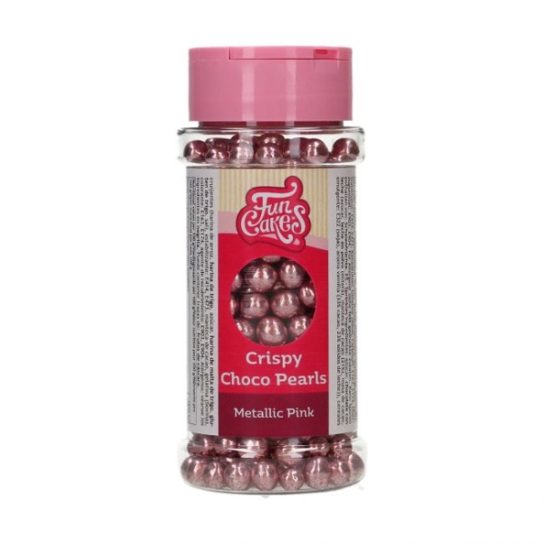 Crispy Choco Pearls - Metallic Pink